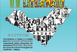 Organizado pela Uneal, Sarau Literário será realizado no dia 26 de novembro