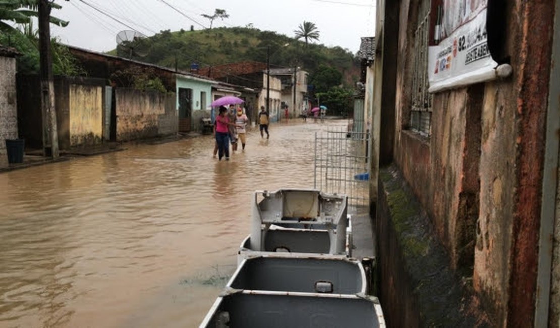 Chuvas e nível dos rios tendem a diminuir em Alagoas nos próximos dias