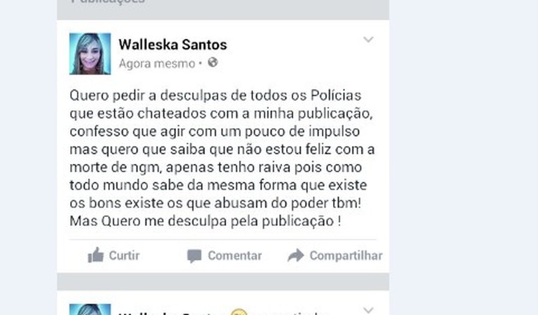 Jovem que ironizou acidente aéreo com militares afirma que está sendo perseguida