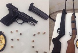 Polícia Civil prende homem por porte ilegal de arma de fogo em Girau do Ponciano