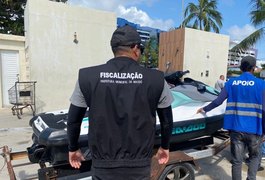 Operação apreende Jet Skis que realizavam o comércio irregular de passeios na orla marítima