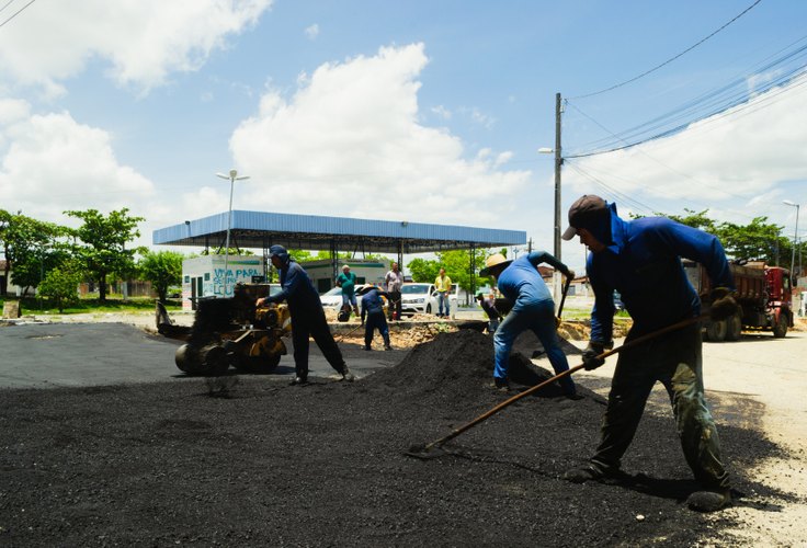 Prefeitura de Maceió leva pavimentação para entorno do Terminal do Mocambo, no Benedito