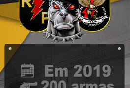 BPRp comemora apreensão de 200 armas de fogo no primeiro semestre, em Maceió