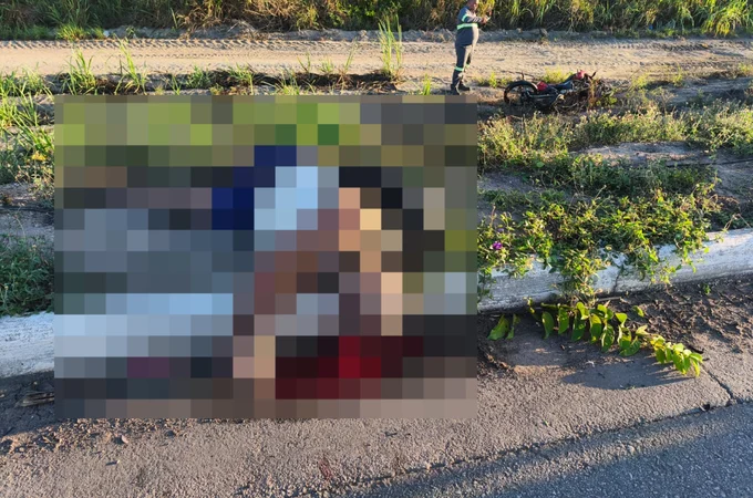 Condutor morre em acidente de moto na BR-101, em Teotônio Vilela