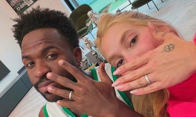 Virginia e Vini Jr. exibem alianças nas redes sociais: 'Após 1 ano de namoro, veio aí!'