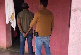 Padrasto é preso suspeito de estuprar enteada de 14 anos no interior alagoano