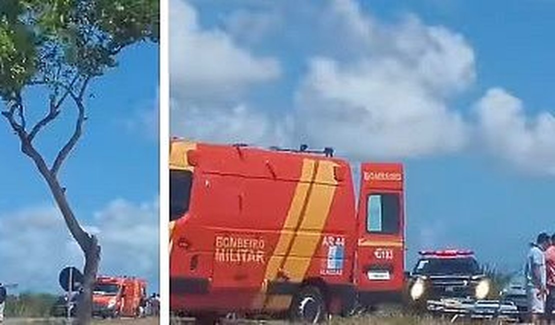 Colisão entre motocicleta e ciclista deixa um ferido em rodovia alagoana