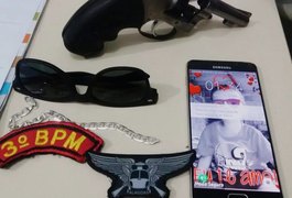 Força Tarefa prende suspeito de assalto por porte ilegal de arma