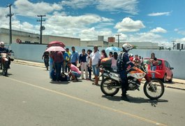 Criança é atingida por carro no bairro Santa Edwiges em Arapiraca