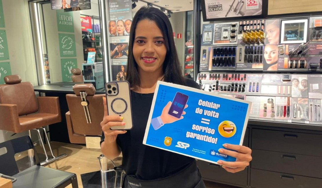 Governo de Alagoas disponibiliza plataforma para consultar celulares roubados ou extraviados