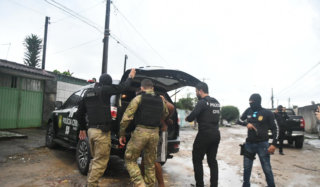 Três operações conjuntas cumprem 79 mandados em Alagoas e Santa Catarina