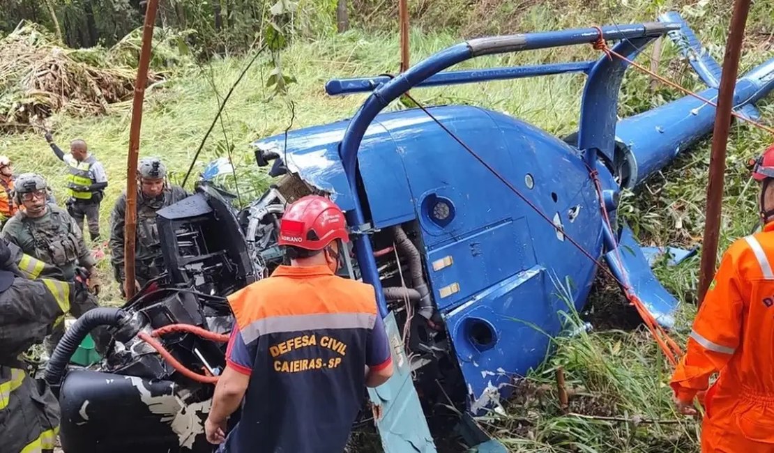 Menina sobrevivente de acidente de helicóptero deve ter alta hoje