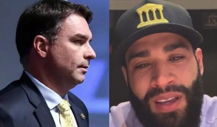 Após live de Gusttavo Lima, Flávio Bolsonaro presta apoio ao cantor 'Fique firme, meu irmão'