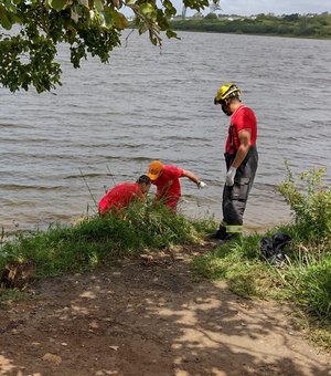 Achado de cadáver é registrado no Lago da Perucaba, em Arapiraca