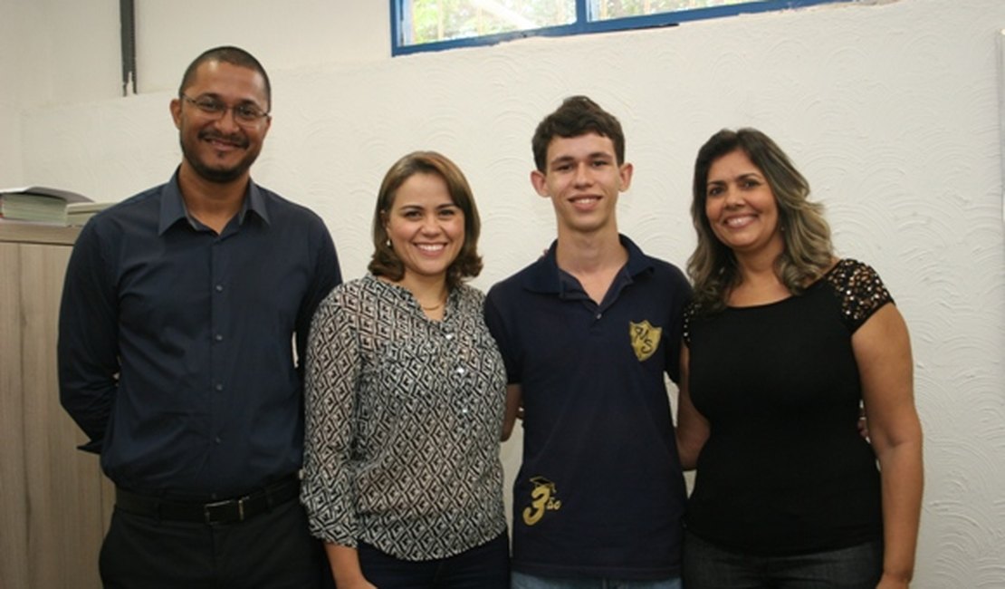 Estudante da rede estadual representará Alagoas em evento da Google na Califórnia