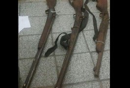 Operação apreende armas de fogo na região Norte de Alagoas