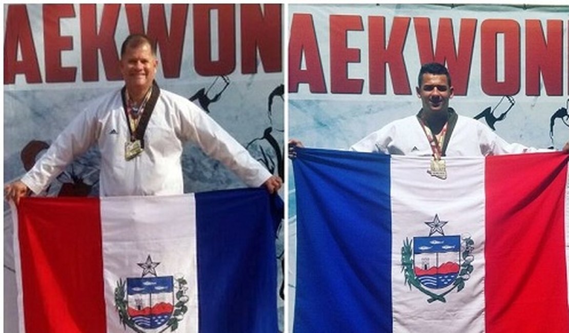 Alagoanos conquistam medalhas de ouro em Campeonato de Taekwondo, em SP