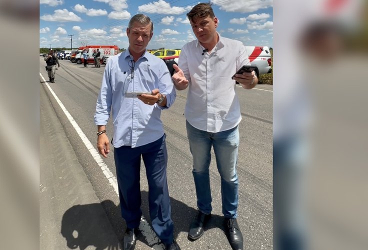 Deputado estadual Cabo Bebeto e vereador Vavazinho acompanham desocupação judicial na Fazenda Laranjal, em Arapiraca