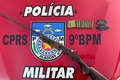 Policiais militares prendem marido que ameaçou esposa e realizam apreensão de espingarda, em Água Branca