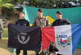 Policiais militares do 3º BPM de Arapiraca concluem curso de especialização com cães no Espírito Santo