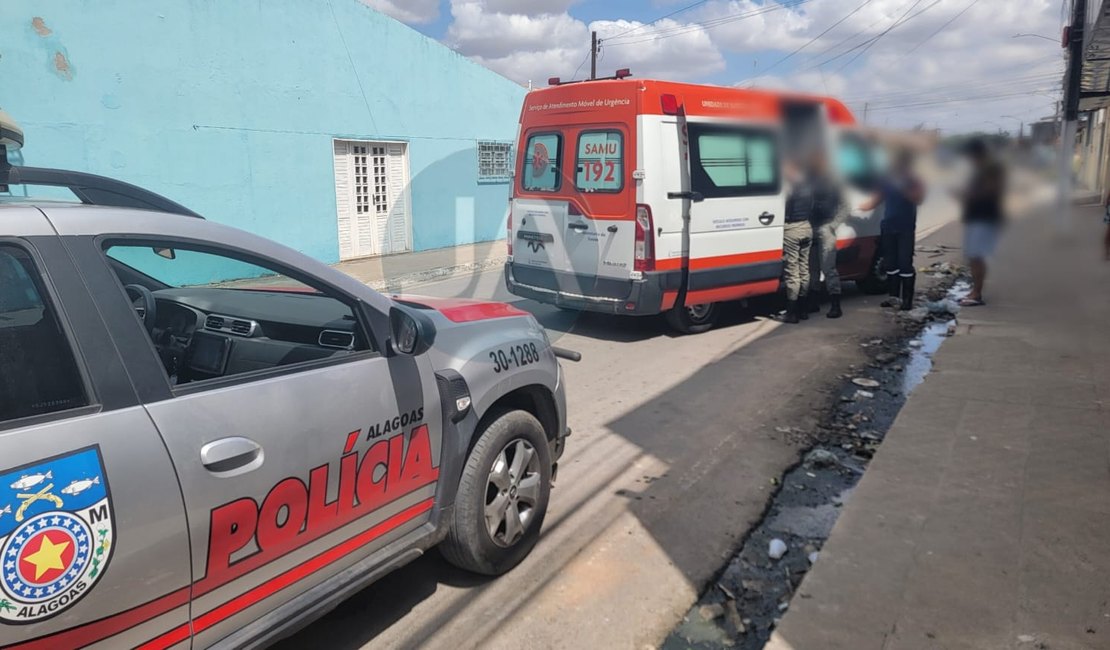 Homem é atingido com garrafa quebrada durante discussão em frente a bar no bairro Brasília