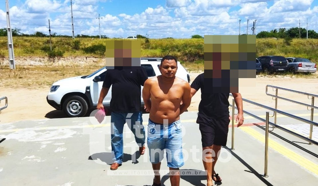 Homem que estuprou enteada de dois anos e mudou de cidade é preso no Sertão de Alagoas