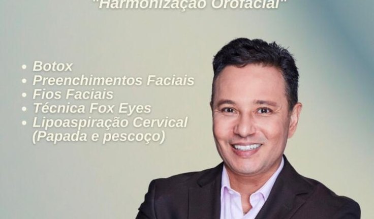 O Instituto Dr. Emerson Albuquerque oferece dia 04 de fevereiro chá da tarde sobre Harmonização Orofacial