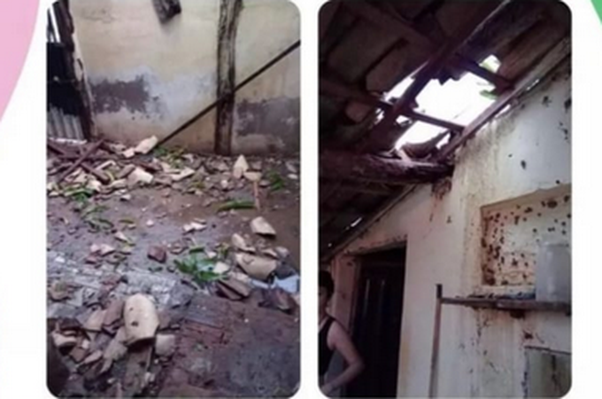 Estudante da Ufal Arapiraca pede ajuda para reconstruir casa da família no Ceará; imóvel foi destruído após fortes chuvas