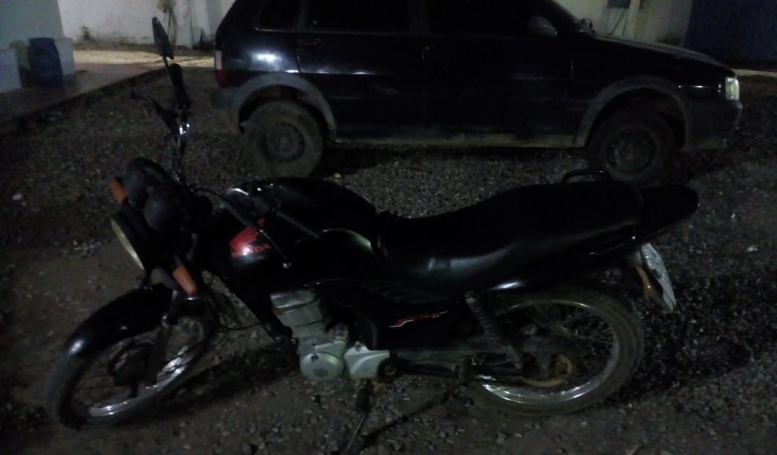 Moto roubada é recuperada poucas horas após o crime em Arapiraca