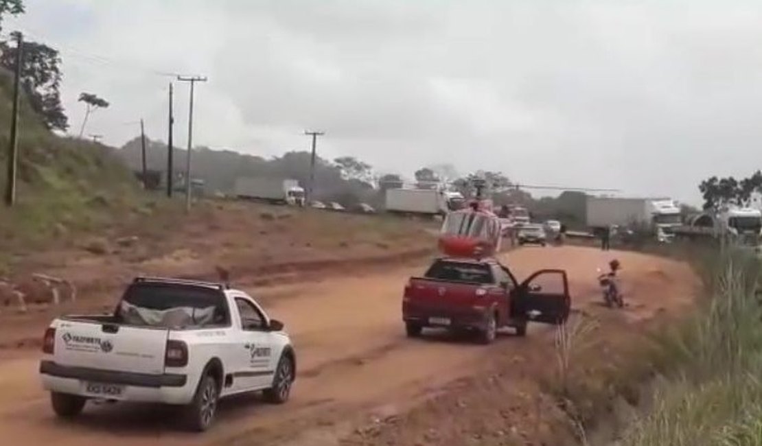 Grave acidente deixa dois homens feridos no Agreste alagoano
