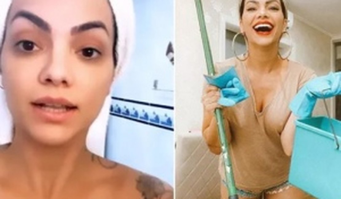 Kelly Key sobre faxina em casa: 'Acharam que eu não ia limpar?'