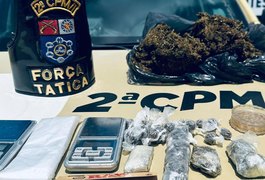 PM prende liderança do tráfico de drogas que tentava fugir no interior de Alagoas