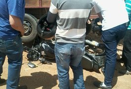 Motorista perde controle de veículo e atropela motociclista na AL-220