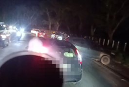 Embriagado, motorista provoca acidente e acaba preso em Maceió; crianças ficaram feridas