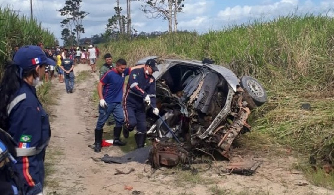 Tio e sobrinho morrem em grave acidente no município de Campo Alegre