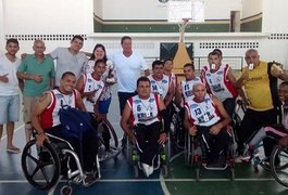 Time de basquete da Adfima representa AL em campeonato regional