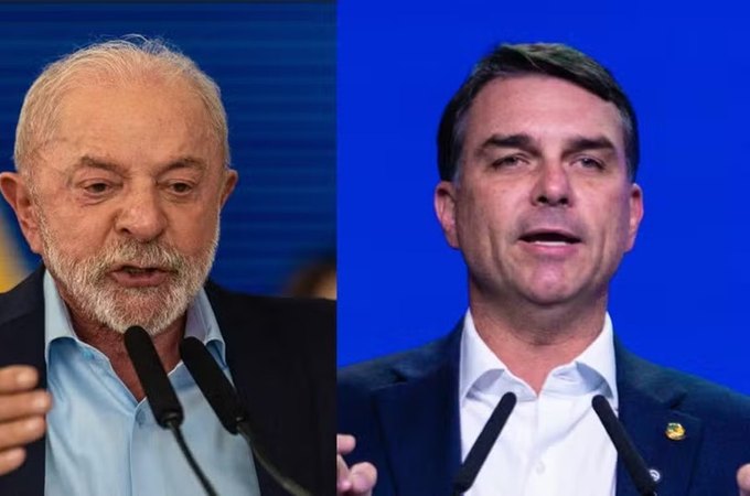 Pesquisa Quaest: Flávio aparece numericamente à frente de Lula no 2º turno pela primeira vez na campanha