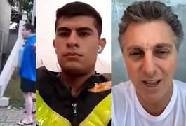 Luciano Huck dá moto para entregador que sofreu racismo em condomínio de SP