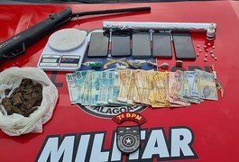 Polícia Militar apreende 14 armas de fogo e 9kg de drogas em uma semana