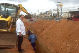 Vice-governador Luciano vistoria obras da duplicação da AL 110 em Arapiraca