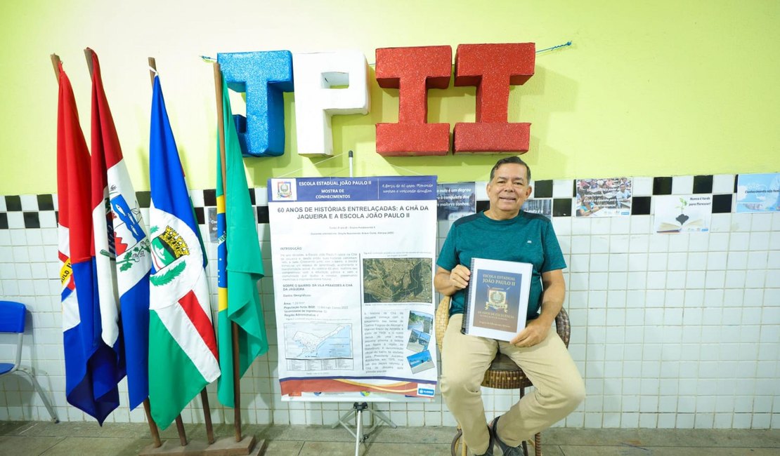 Secretário escolar resgata 60 anos de história de escola estadual na Chã da Jaqueira