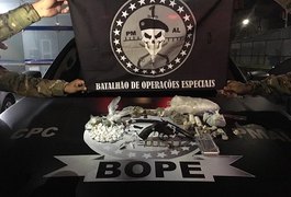 Batalhão de Radiopatrulha e Bope apreendem armas de fogo em bairros distintos de Maceió