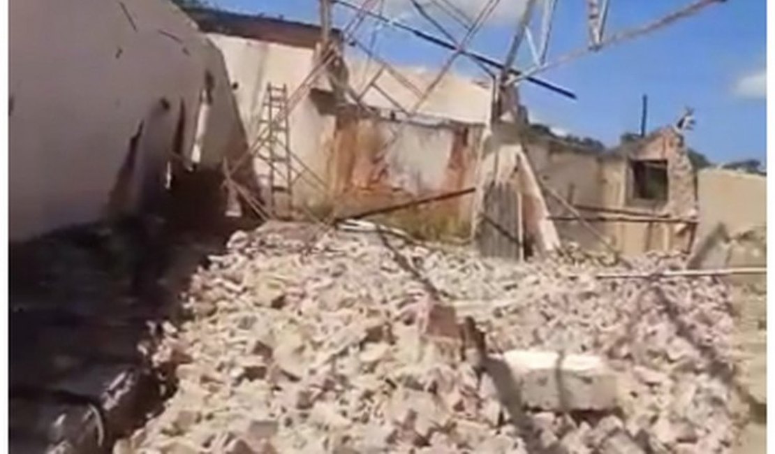 Funcionário morre após parede de fábrica abandonada desabar no interior de Alagoas