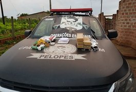 Policiais civis e militares prendem traficante em Craíbas, AL