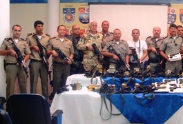 Polícia Militar alagoana recebe armamento da Força Nacional