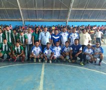 Prefeito Fabinho Aurélio participa da abertura de Torneio Escolar em Girau do Ponciano