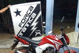 Força Tática recupera moto roubada em Arapiraca