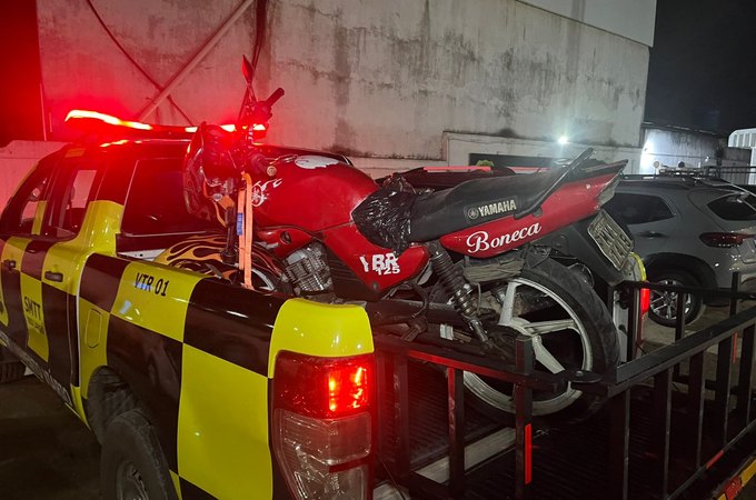 SMTT de Rio Largo Apreende Motocicleta com Sinais de Adulteração no Centro