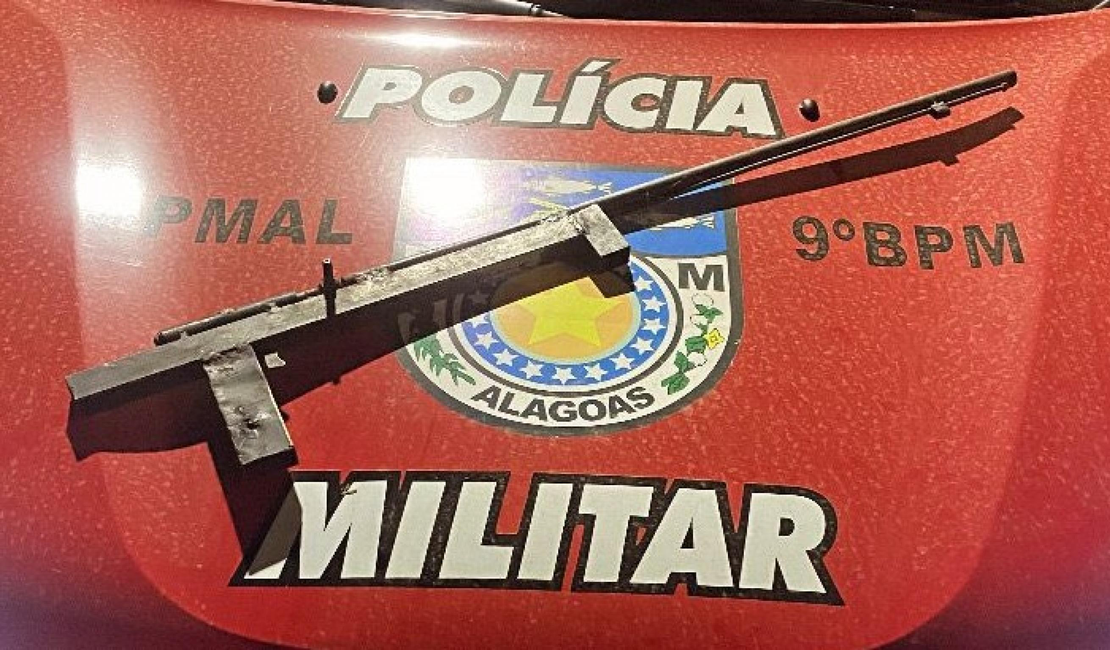 PM combate crimes de posse irregular de arma de fogo e violência doméstica, em Alagoas