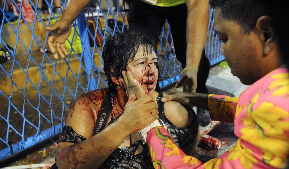 Acidente grave deixa feridos no desfile da Paraíso do Tuiuti